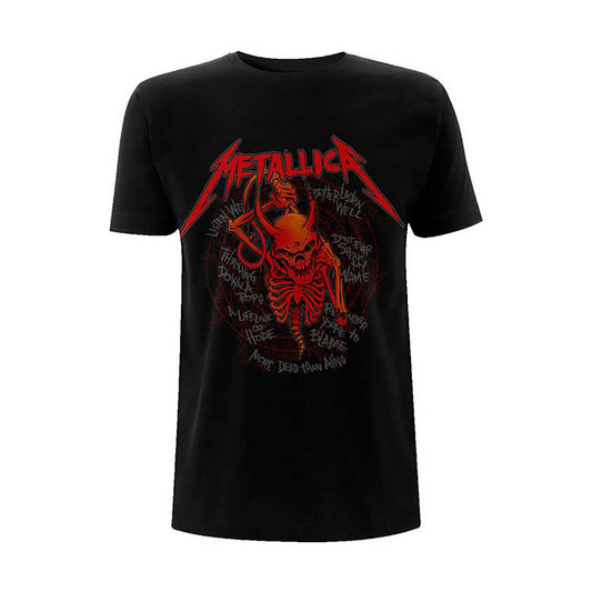Metallica 72 Seasons Skull Screaming Red T-Shirt
