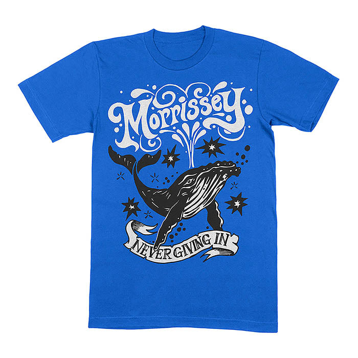 Morrissey Never Giving In Whale T-Shirt