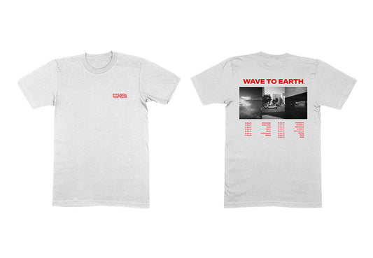 Wave To Earth Flaws And All White Tour Tee