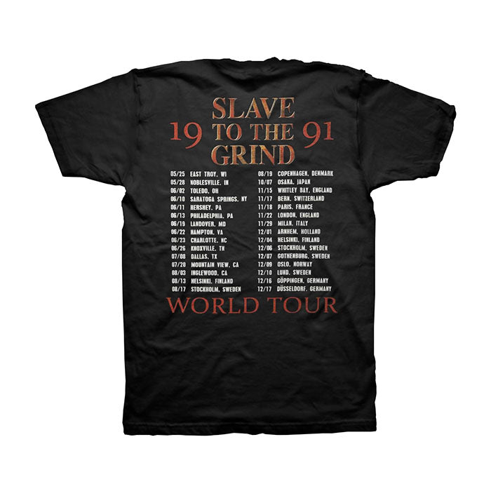 Skid Row Slave To The Grind 1991 Tour T-Shirt