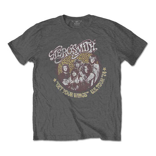 Aerosmith Get Your Wings Tour 1974 T-Shirt