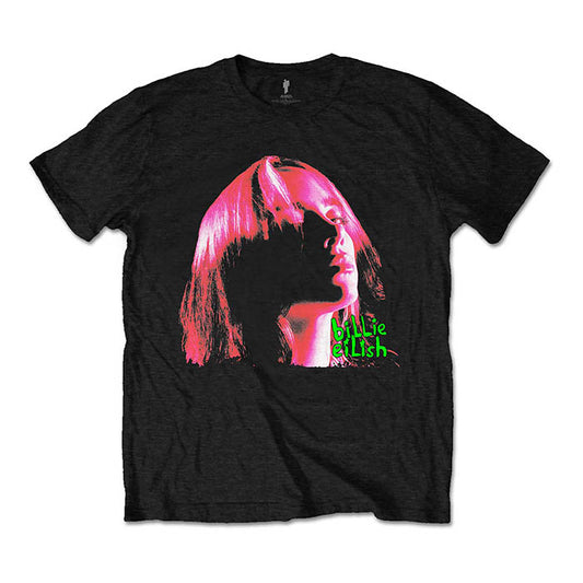 Billie Eilish Neon Shadow Pink T-shirt