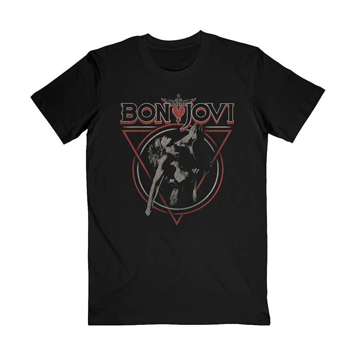 Bon Jovi Triangle Overlap T-Shirt