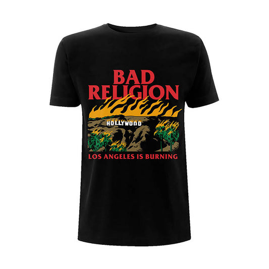 Bad Religion Burning Black T-Shirt