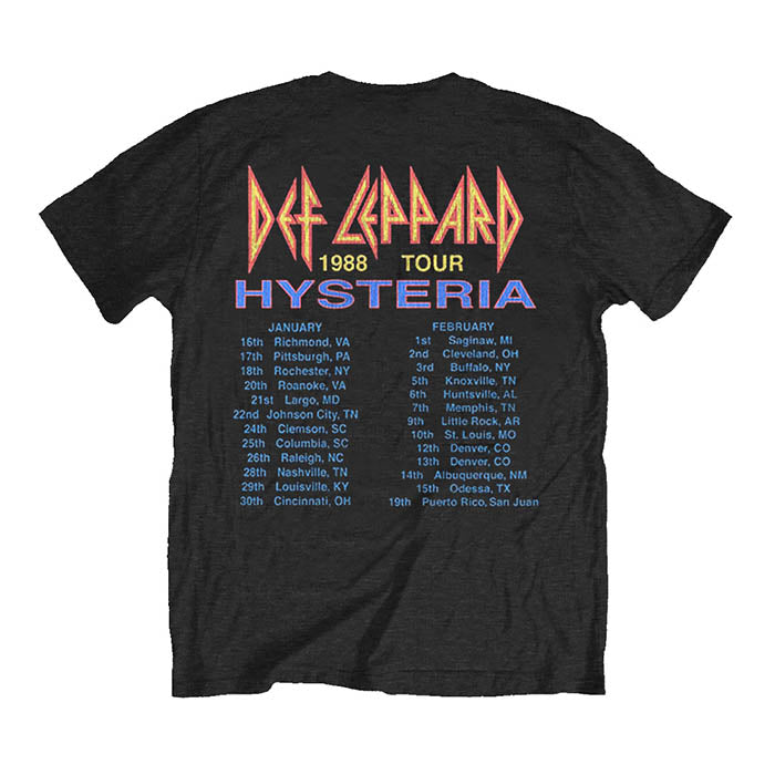Def Leppard Hysteria 1988 Tour TShirt