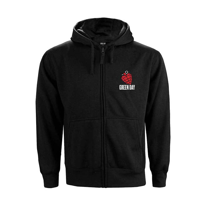Green Day American Idiot Zipped Hoodie - GIG-MERCH.com