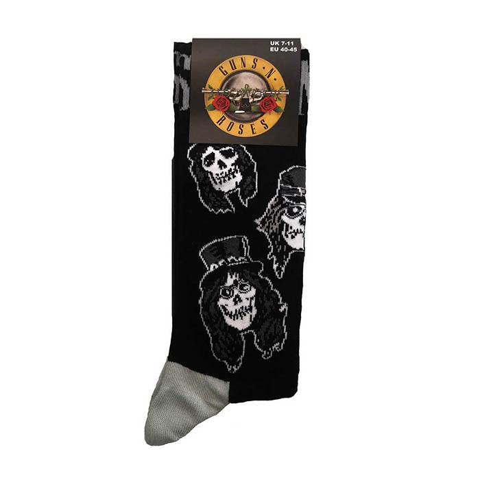Guns N' Roses Skulls Band Monochrome Unisex Ankle Socks