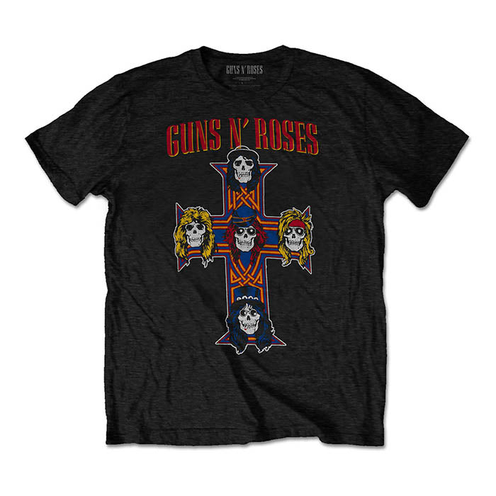 Guns N' Roses Vintage Cross T-Shirt - GIG-MERCH.com