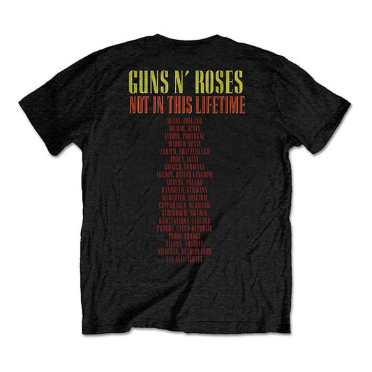 Guns N' Roses Pistol & Roses NITL European Tour T-Shirt