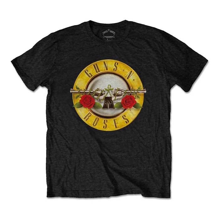 Guns N' Roses Bullet Logo T-Shirt - GIG-MERCH.com