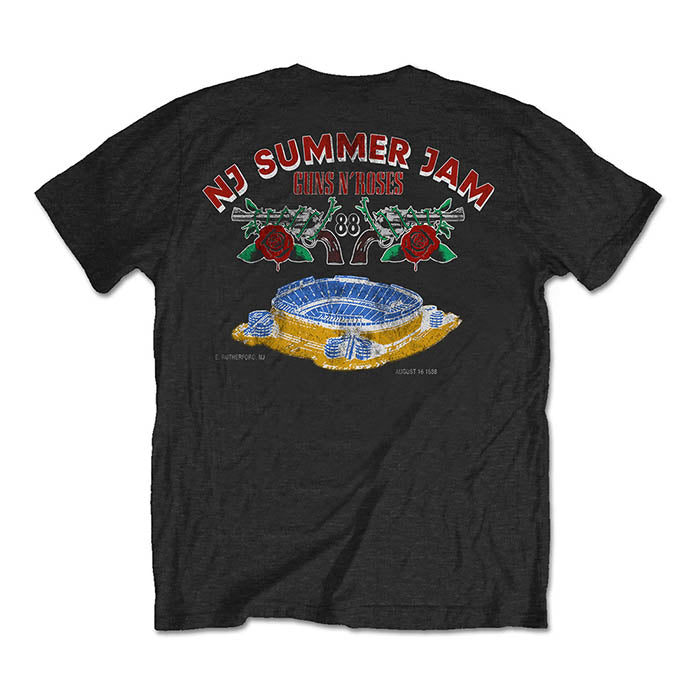 Guns N' Roses NJ Summer Jam 1988 Tour T-Shirt - GIG-MERCH.com
