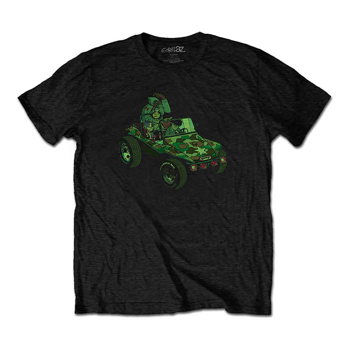 Gorillaz Green Jeep T-shirt