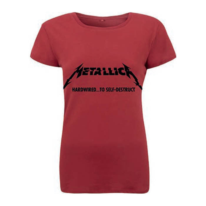 Metallica Logo Title Ladies T-Shirt - GIG-MERCH.com