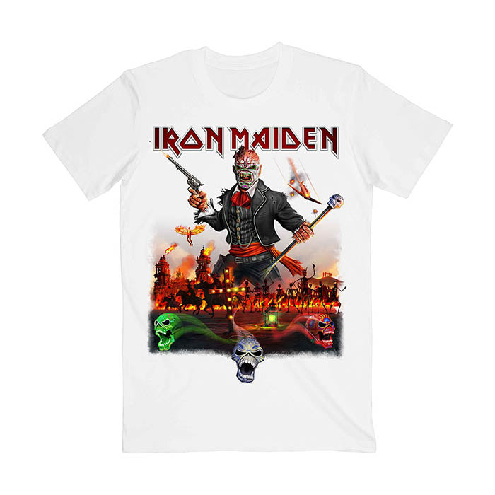 Iron Maiden Nights Of The Dead Album White T-Shirt