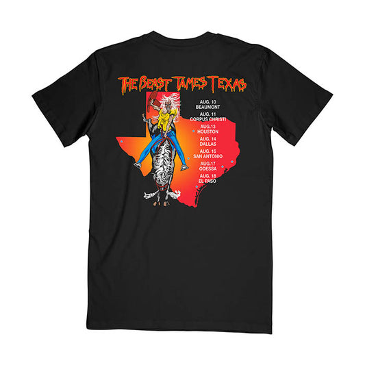 Iron Maiden The Beast Tames Texas 1982 Tour T-Shirt