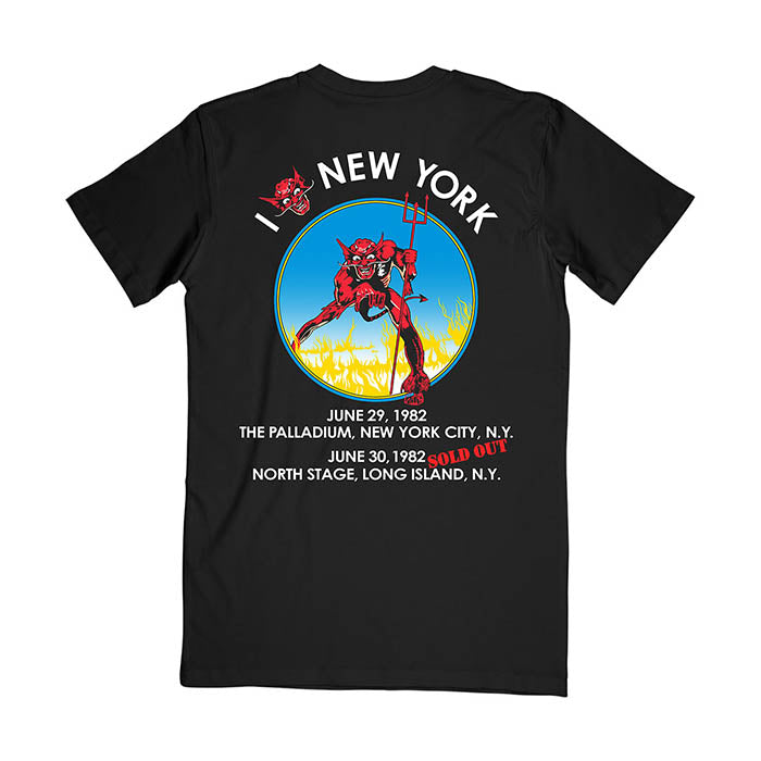 Iron Maiden The Beast In New York 1982 Tour T-Shirt