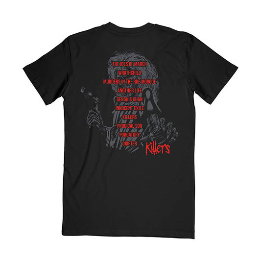 Iron Maiden Killers Album Tracks T-Shirt - GIG-MERCH.com