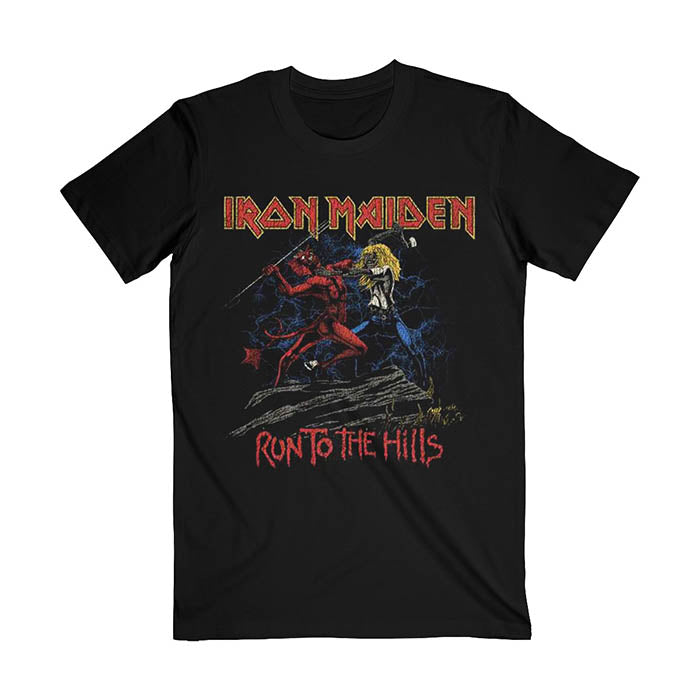 Iron Maiden Run To The Hills Distress T-Shirt