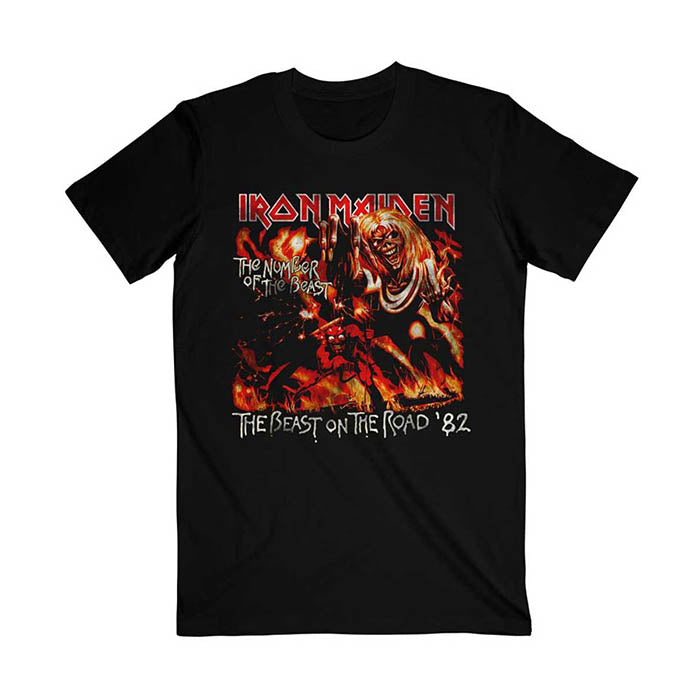 Iron Maiden Number of the Beast The Beast On The Road Vintage T-Shirt