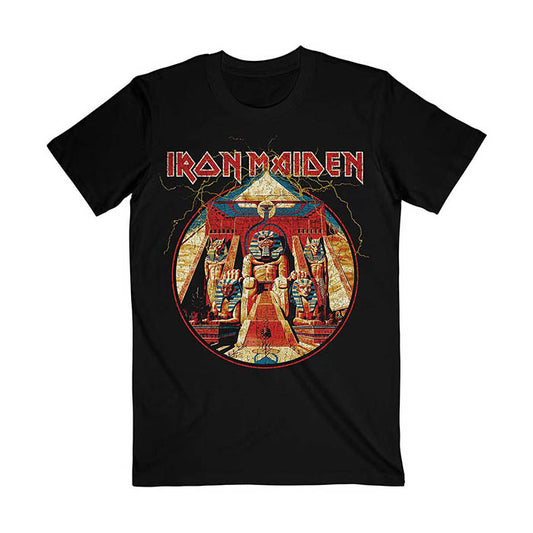 Iron Maiden Powerslave Circle T-Shirt - GIG-MERCH.com