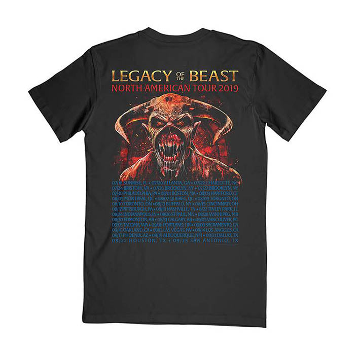 Iron Maiden 2 Minutes To Midnight LOTB 2019 Tour T-shirt - GIG-MERCH.com
