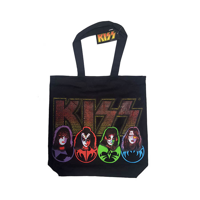 Kiss Logo & Faces Tote Bag - GIG-MERCH.com