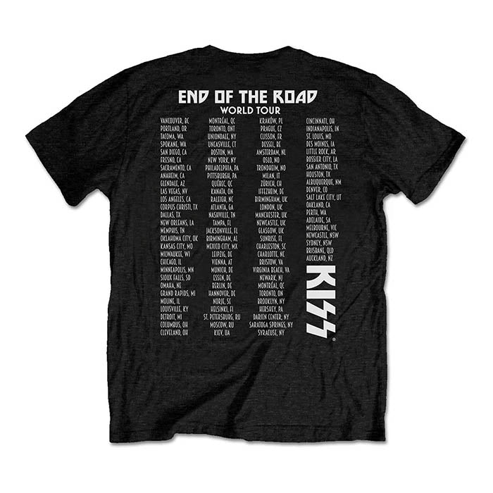 Kiss End Of The Road Tour T-Shirt
