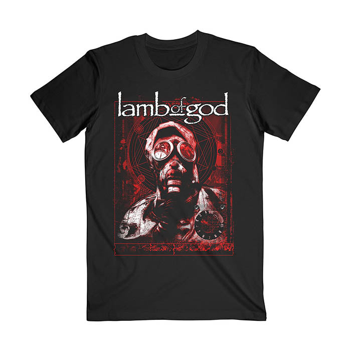 Lamb Of God Gas Mask T-shirt - GIG-MERCH.com