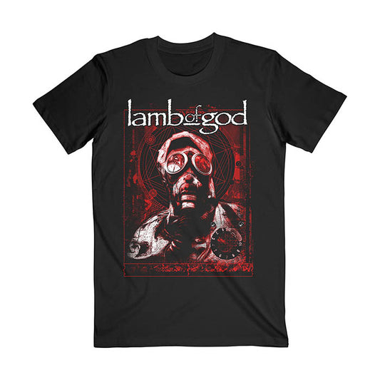 Lamb Of God Gas Mask T-shirt - GIG-MERCH.com
