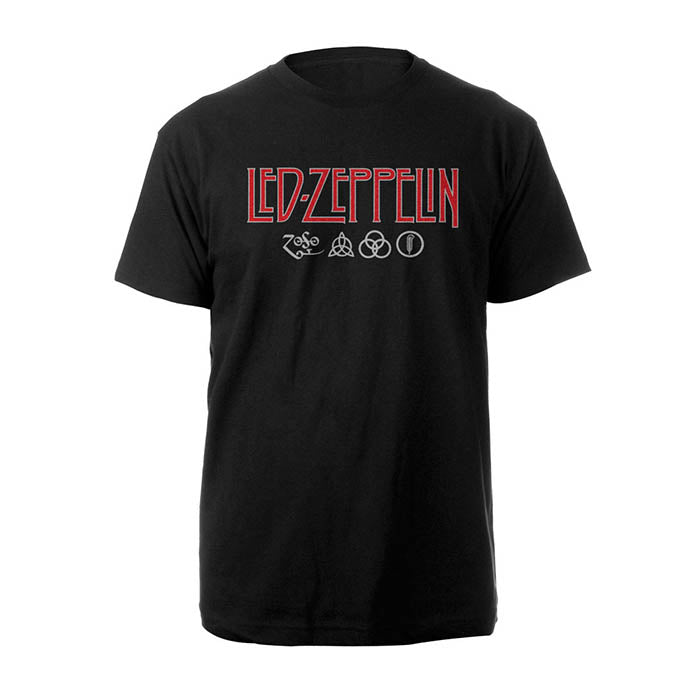 Led Zeppelin Logo & Symbols T-Shirt - GIG-MERCH.com