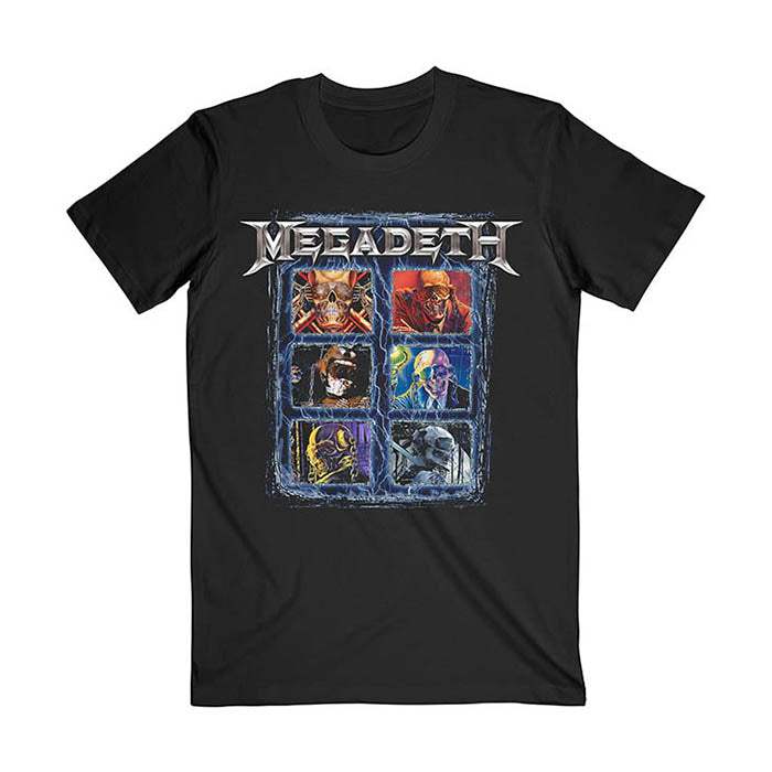 Megadeth Vic Head Grid T-shirt