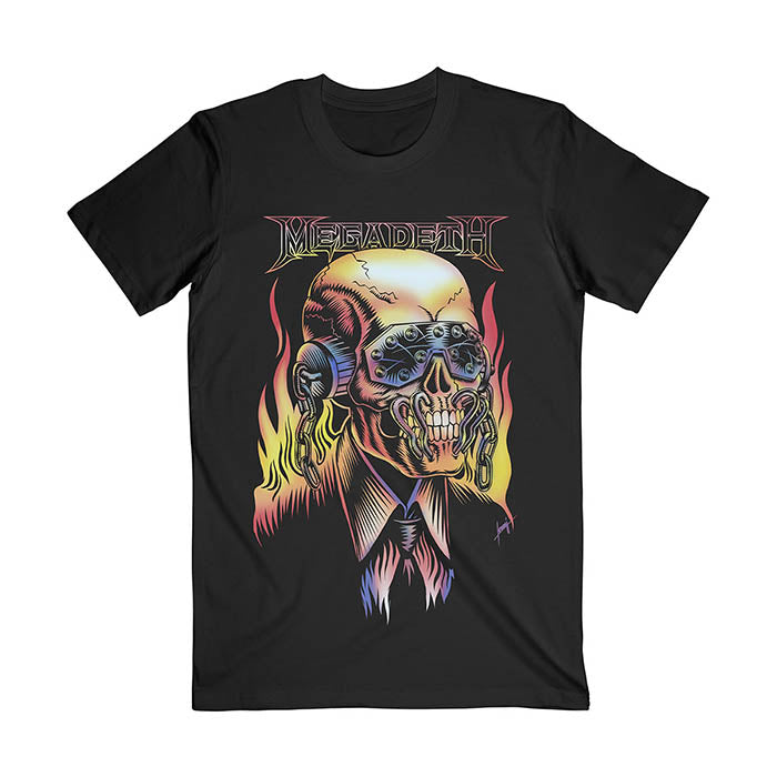 Megadeth Flaming Vic T-Shirt - GIG-MERCH.com
