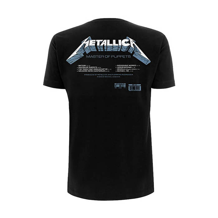 Metallica Master Of Puppets Tracks T-Shirt