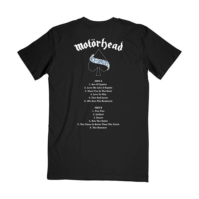 Motorhead Ace Of Spades Tracks T-Shirt