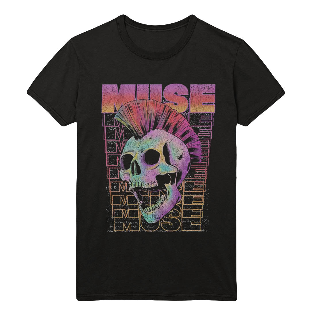 Muse Mowhawk Skull T-Shirt