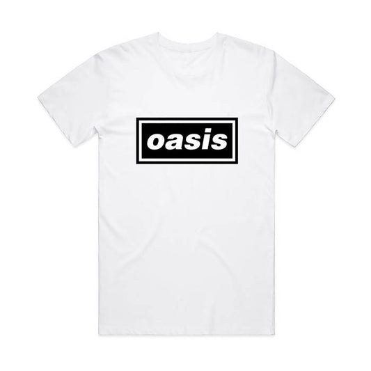 Oasis Decca Logo White T-Shirt