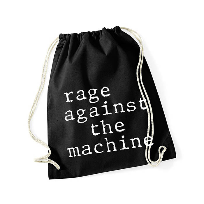 Rage Against The Machine Logo Drawstring Bag