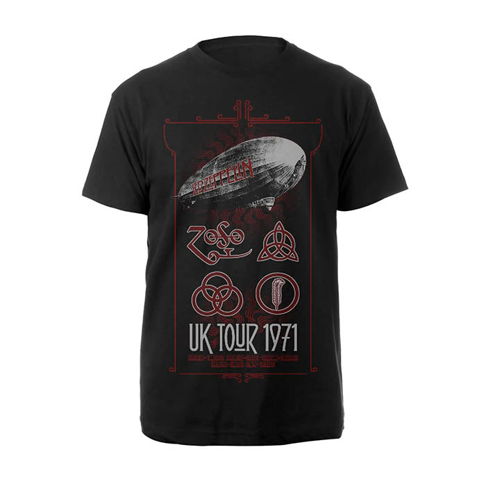 Led Zeppelin UK Tour 1971 T-Shirt - GIG-MERCH.com