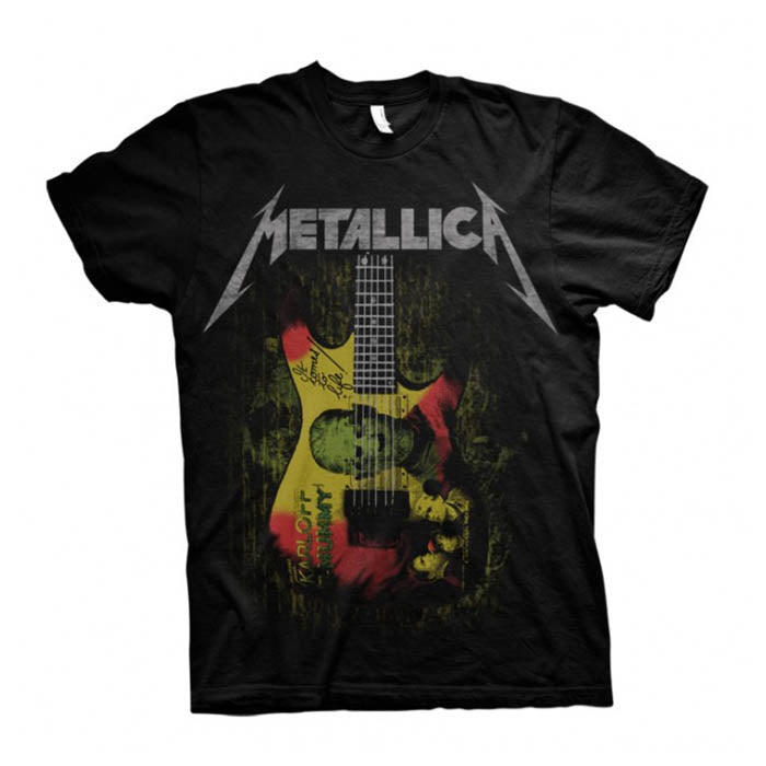Metallica Kirk Mummy Guitar T-Shirt - GIG-MERCH.com
