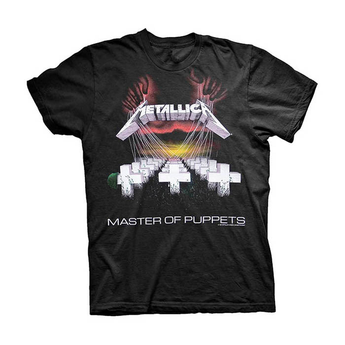 Metallica Master Of Puppets Tracks T-Shirt - GIG-MERCH.com