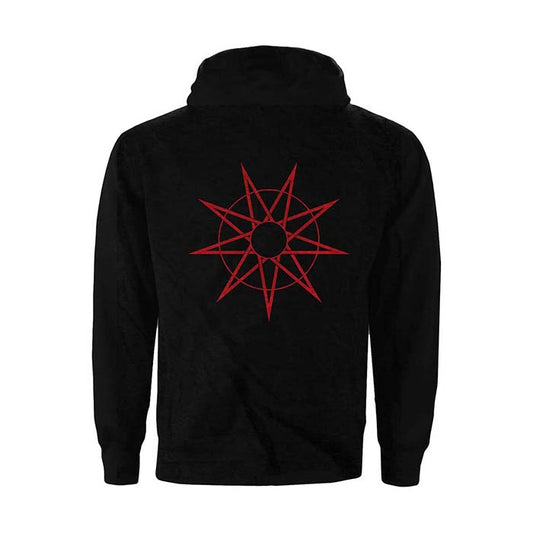 Slipknot 9 Point Star Zipped Hoodie