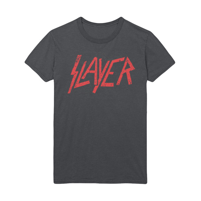 Slayer Distressed Logo T-Shirt - GIG-MERCH.com