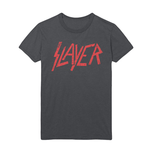 Slayer Distressed Logo T-Shirt - GIG-MERCH.com