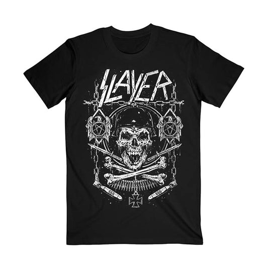 Slayer Skull & Bones T-Shirt - GIG-MERCH.com